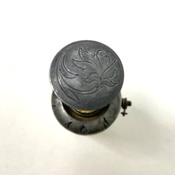 Antique Theophilus Martin French Cut Crystal & Silver Toned Atomizer Refillable - Picture 10 of 10